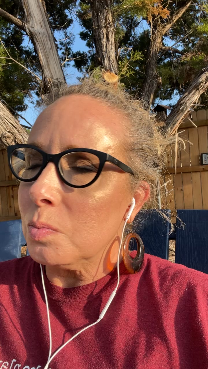 Red wine, red shirt, citizen of the planet just connecting