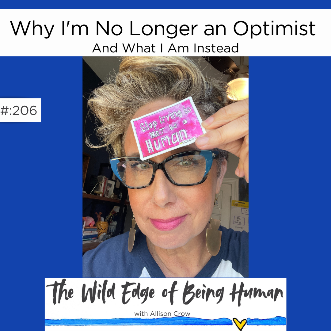 Why I'm No longer an Optimist And What I Am Instead