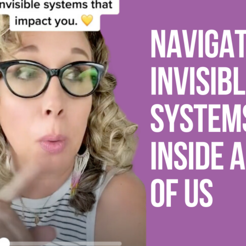 YT Thumbnail Invisible systems coping mechanisms A YouTube Thumbnail for the video Unveiling the Invisible Outside and Inside: Understanding Systems and Coping Mechanisms by Allison Crow