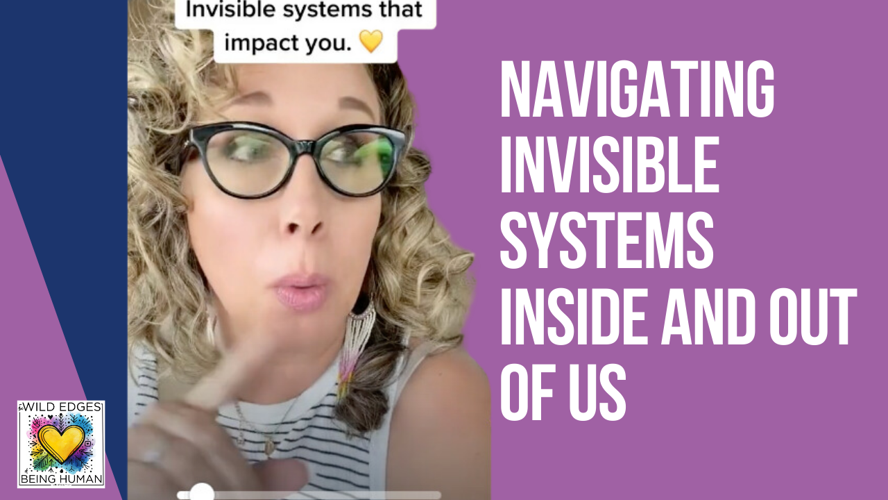 A YouTube Thumbnail for the video Unveiling the Invisible Outside and Inside: Understanding Systems and Coping Mechanisms by Allison Crow